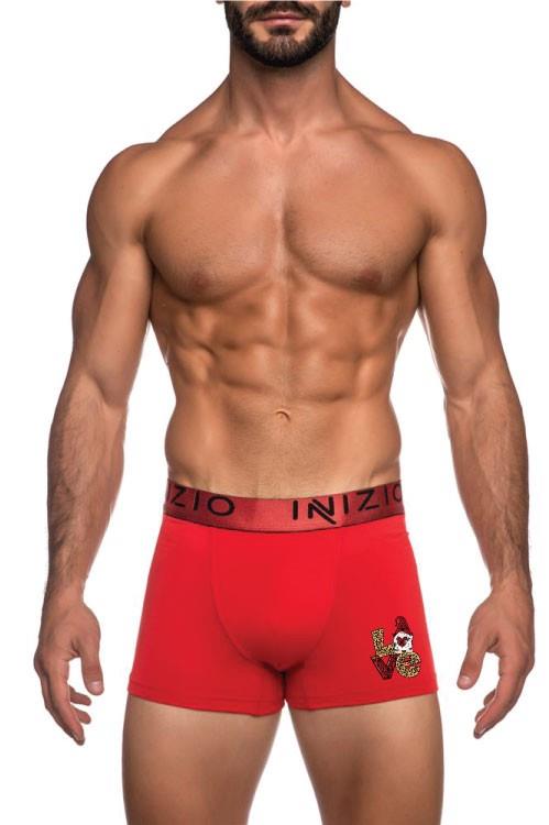 ΑΝΔΡΙΚΟ BOXER INIZIO ΜΕ ΕΞΩΤΕΡΙΚΟ ΜΕΤΑΛΙΖΕ ΛΑΣΤΙΧΟ ΣΧΕΔΙΟ LOVE ΝΑΝΟΣ