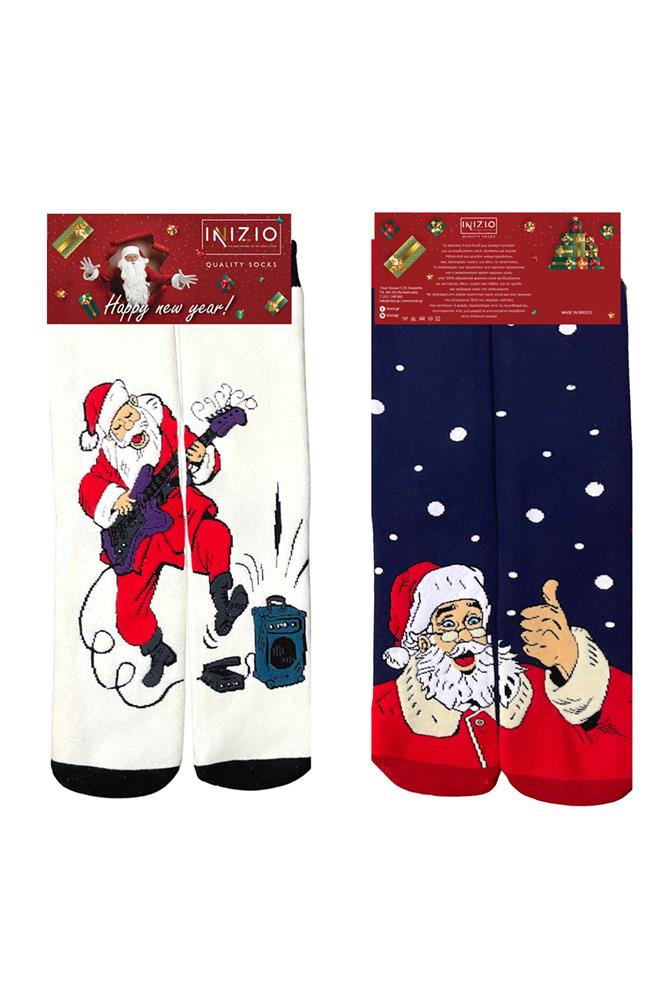 CHRISTMAS WOMEN\'S SOCKS ONE COLOR TERRY 2PACK