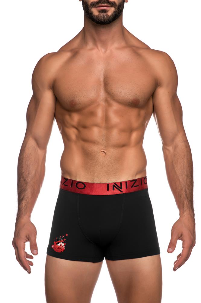 ΑΝΔΡΙΚΟ BOXER INIZIO ΜΕ ΕΞΩΤΕΡΙΚΟ ΜΕΤΑΛΙΖΕ ΛΑΣΤΙΧΟ ΣΧΕΔΙΟ ΝΑΝΟΣ