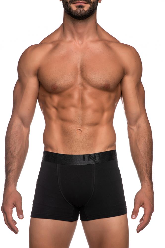 BAMBOO BOXER ΜΕ ΕΞΩΤΕΡΙΚΟ ΜΟΝΟΧΡΩΜΟ ΜΕΤΑΛΛΙΖΕ ΛΑΣΤΙΧΟ ΚΑΙ LOGO ΙΝΙΖΙΟ
