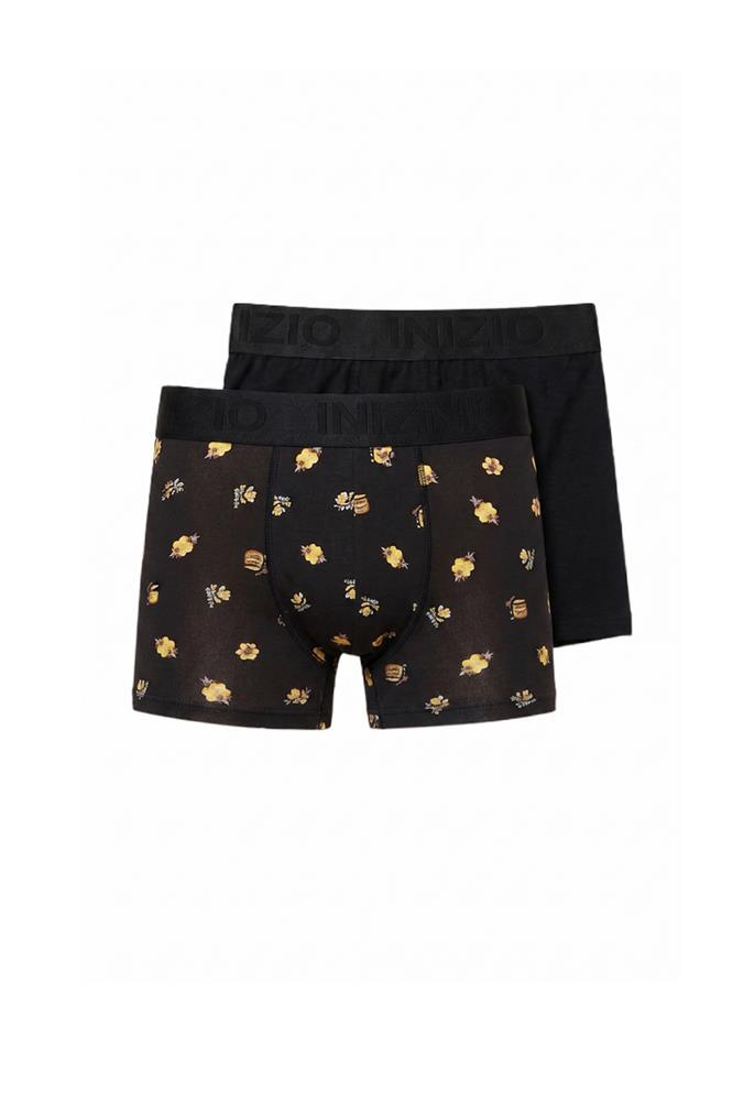 ΣΕΤ ΜΟΝΟΧΡΩΜΟ ΚΑΙ ΣΧΕΔΙΟ ΑΝΔΡΙΚΟ BOXER INIZIO 2 PACK