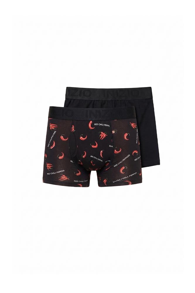 ΣΕΤ ΜΟΝΟΧΡΩΜΟ ΚΑΙ ΣΧΕΔΙΟ ΑΝΔΡΙΚΟ BOXER INIZIO 2 PACK