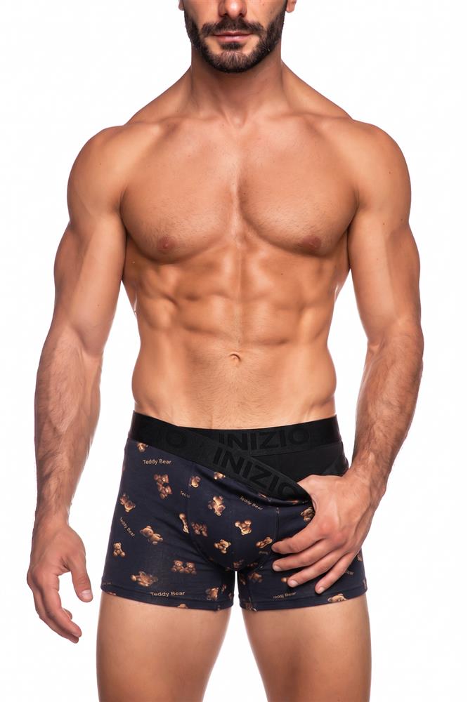 ΣΕΤ ΜΟΝΟΧΡΩΜΟ ΚΑΙ ΣΧΕΔΙΟ ΑΝΔΡΙΚΟ BOXER INIZIO 2 PACK